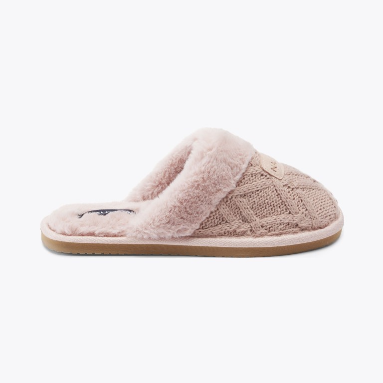 Nautica Wool Knit Slippers Dames Paars | 0cAHe9zu