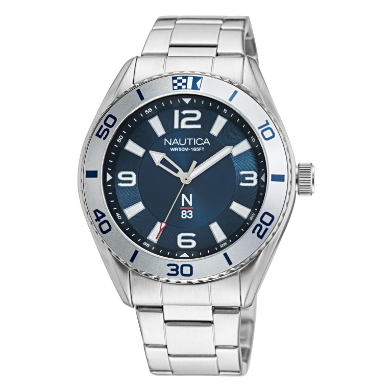 Nautica Finn World Siliconen 3-hand Horloge Heren Gekleurd | 1wsXQvCf