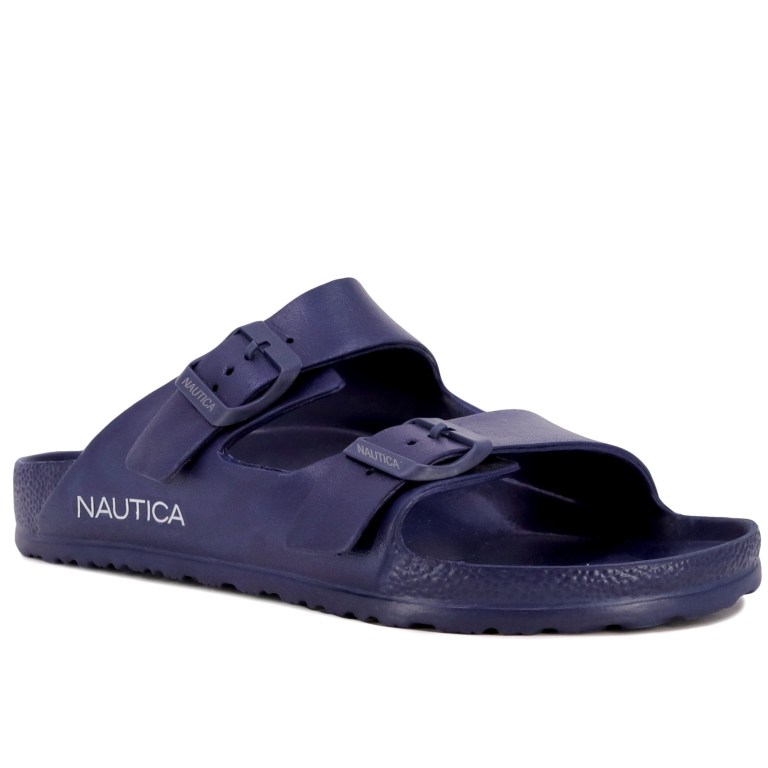 Nautica Gesp Badslippers Heren Blauw | 9NaO8elS