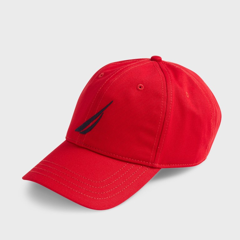 Nautica J-class Logo 6-panel Hoeden Heren Rood | nJgyoDvY