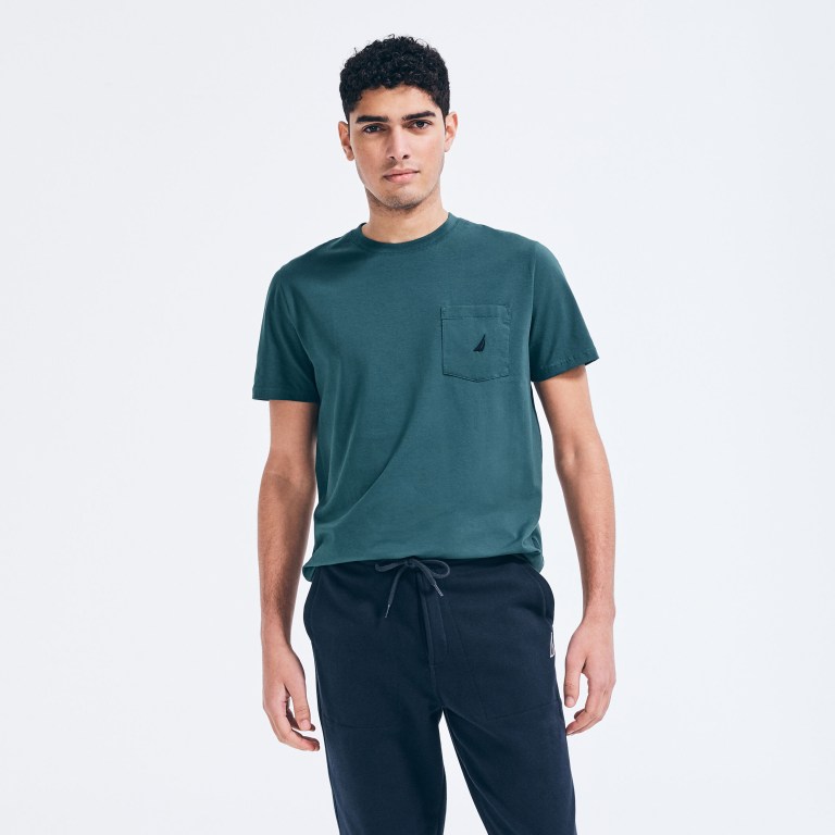 Nautica J-class Pocket T-shirts Heren Gekleurd | O4uCoMpE