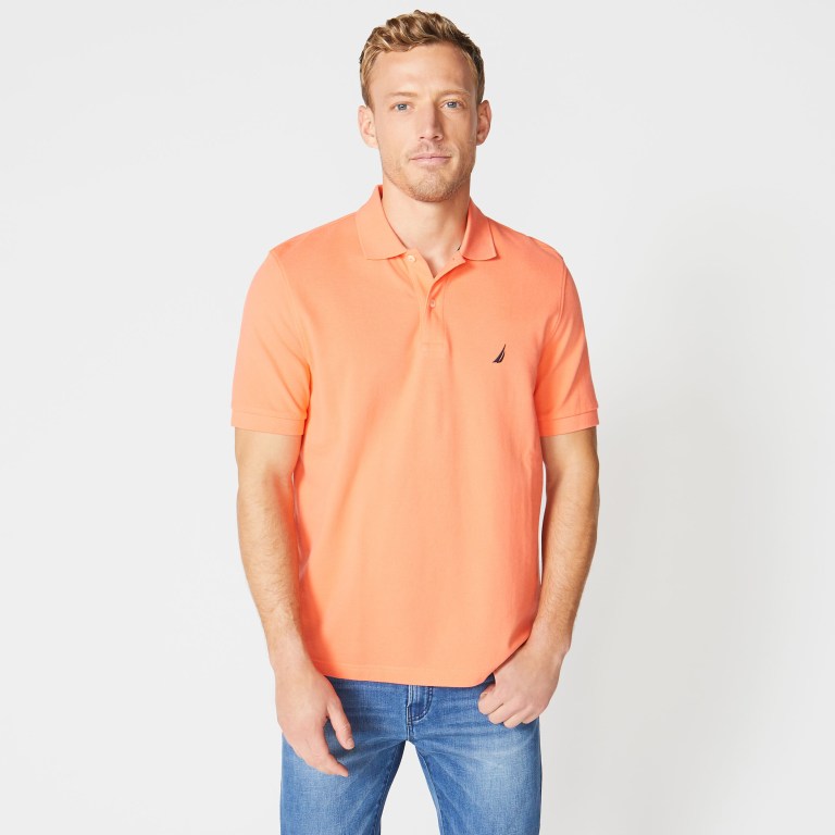 Nautica Klassieke Fit Deck Poloshirt Heren Koraal | 3DNprlus