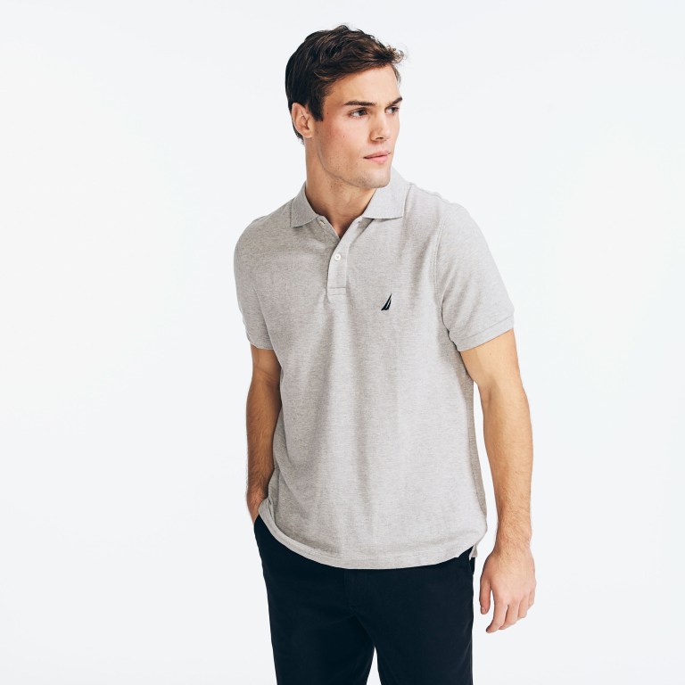 Nautica Klassieke Fit Deck Poloshirt Heren Grijs | 5rGUdzyn