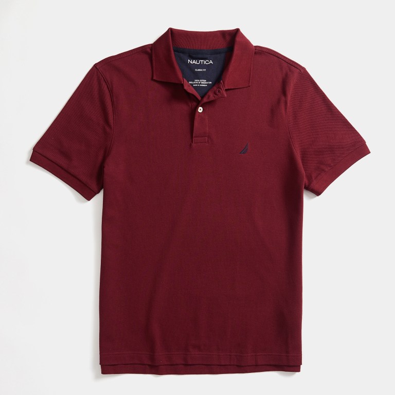 Nautica Klassieke Fit Deck Poloshirt Heren Rood | Kc7k01RE