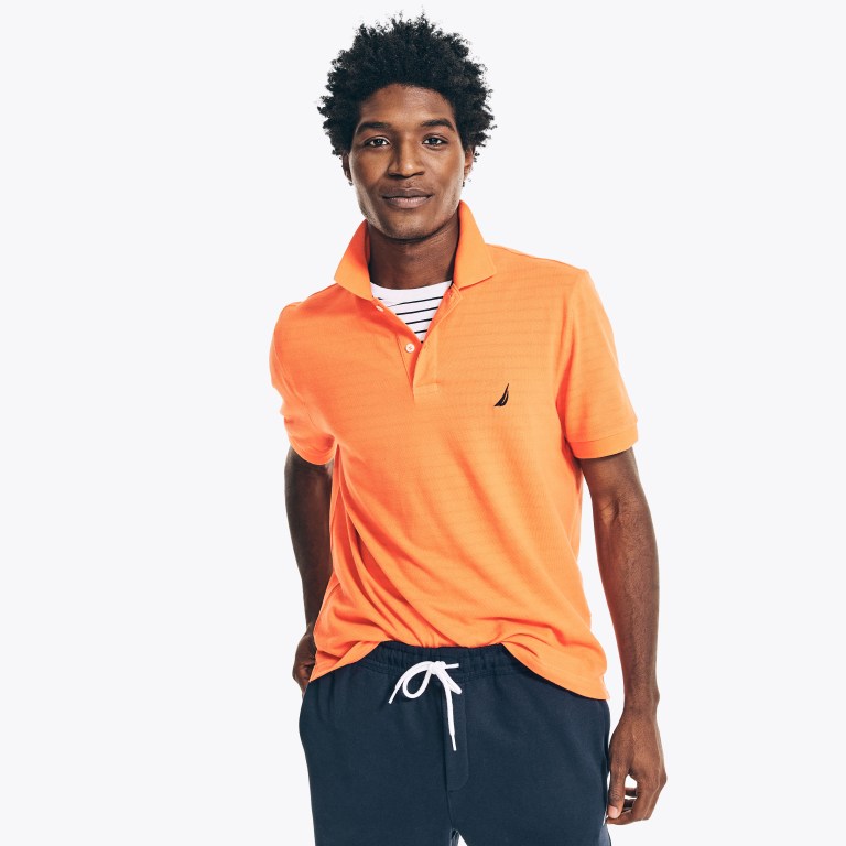 Nautica Klassieke Fit Deck Poloshirt Heren Oranje | L5ftOJaw