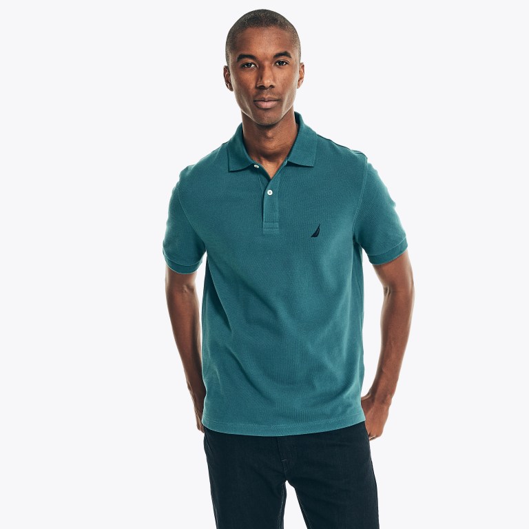 Nautica Klassieke Fit Deck Poloshirt Heren Blauw | NwE6D6sf