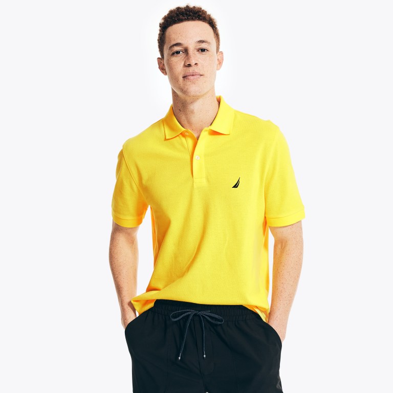 Nautica Klassieke Fit Deck Poloshirt Heren Geel | U78pyXGb