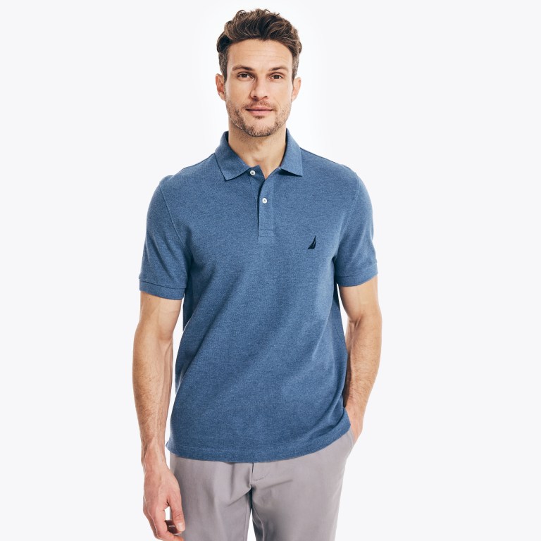 Nautica Klassieke Fit Deck Poloshirt Heren Blauw | gMRCAOSb