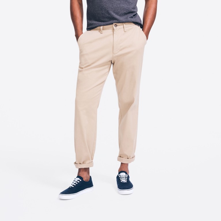 Nautica Klassieke Fit Twill Broek Heren Khaki | H6cz8eCw