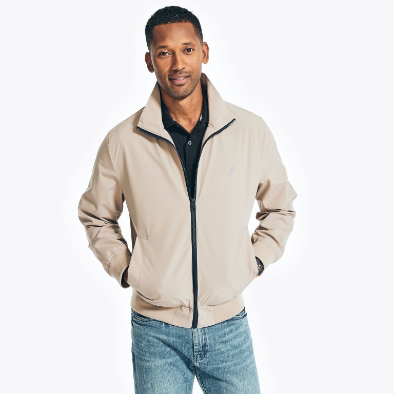 Nautica Lichtgewicht Rainbreaker Bomber Jassen Heren Khaki | pTG8MMeB