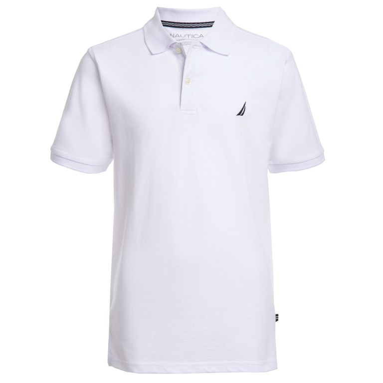 Nautica Little Klassieke Deck (4-7) Poloshirt Jongens Wit Lichtturkoois | DOhXOYz3