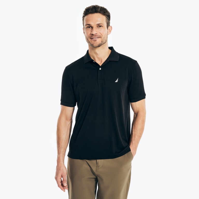 Nautica Navtech Klassieke Fit Poloshirt Heren Zwart | jrdmvI2p