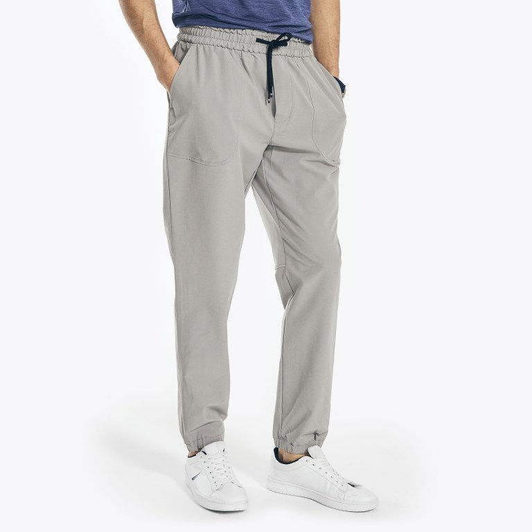 Nautica Navtech Performance Jogger Broek Heren Grijs | 7PWi70j4