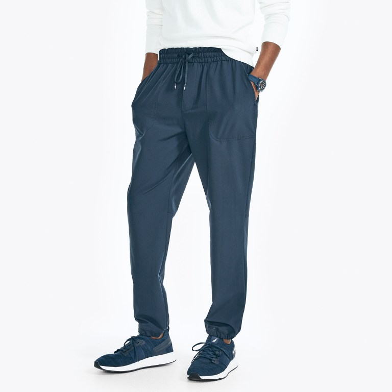 Nautica Navtech Performance Jogger Broek Heren Donkerblauw | YK5eRTOQ