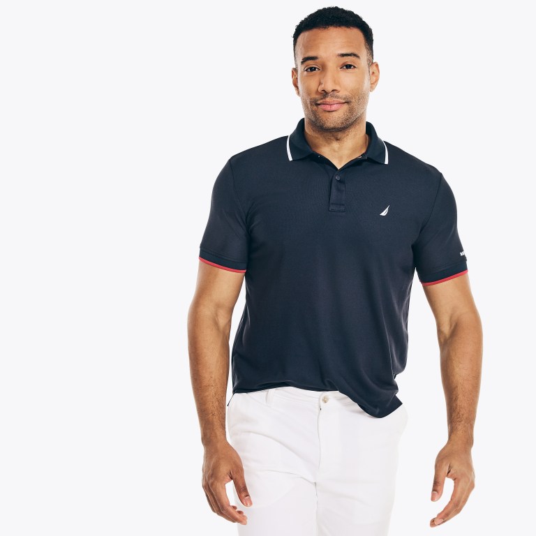 Nautica Navtech Sustainably Crafted Klassieke Fit Poloshirt Heren Paradise Combo | aD8y6RdF