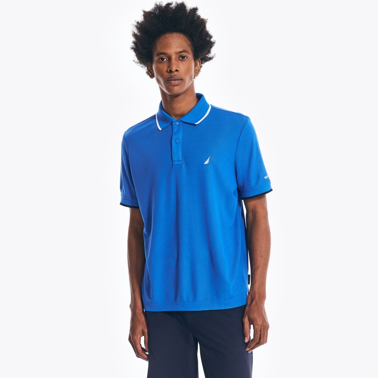 Nautica Navtech Sustainably Crafted Klassieke Fit Poloshirt Heren Forest | odzjBVBU