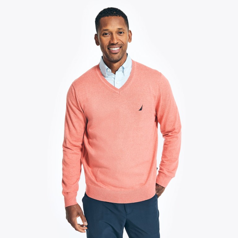 Nautica Navtech V-neck Truien Heren Gekleurd | UqPKLHlT