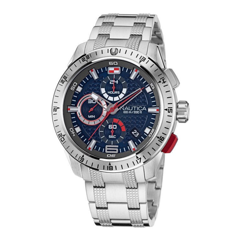 Nautica Nst 101 Stainless Steel Horloge Heren Gekleurd | t5gtjlLU