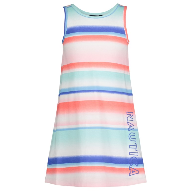 Nautica Ombre-stripe Tank (8-16) Jurken Meisjes Groen | GCKNl5Xz