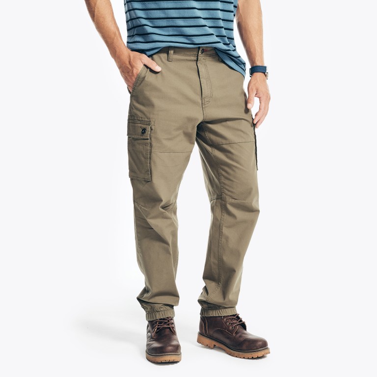 Nautica Slim Fit Cargo Jogger Broek Heren Olijfgroen | JBD9wEyC