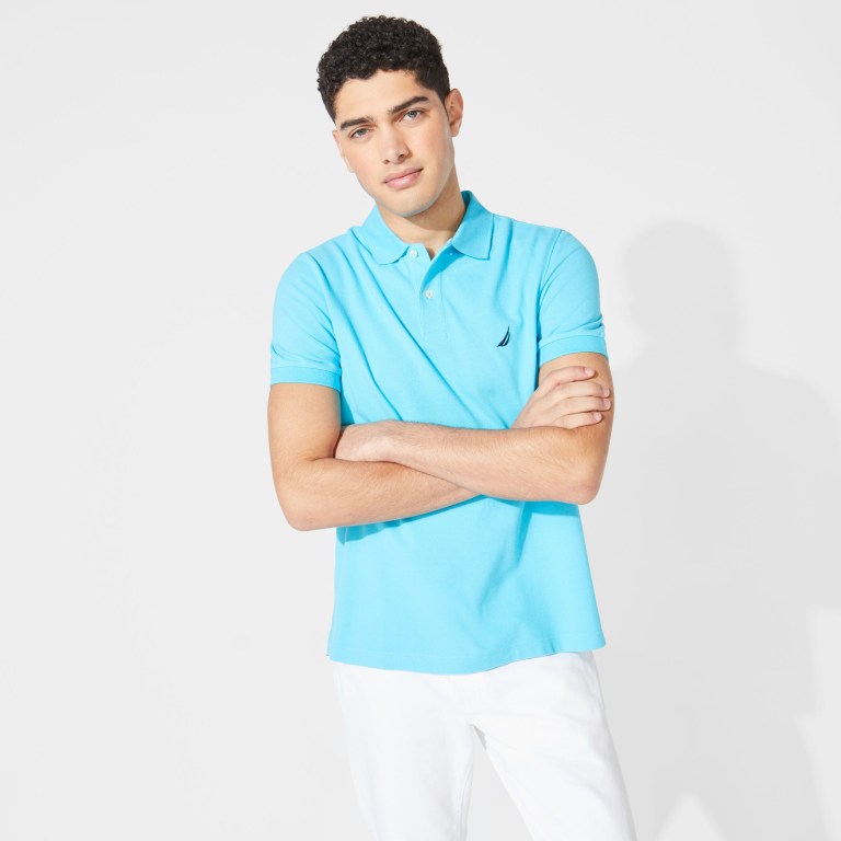 Nautica Slim Fit Deck Poloshirt Heren Floating Moss | XRb9hHiK