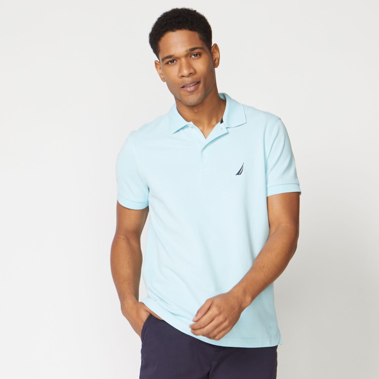 Nautica Slim Fit Deck Poloshirt Heren Oatmealhtr | G9CWwcBZ