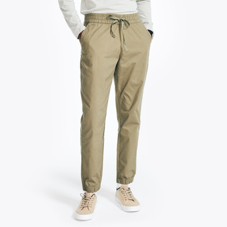 Nautica Slim Fit Rips Jogger Broek Heren Bruin | MXxVwIKO