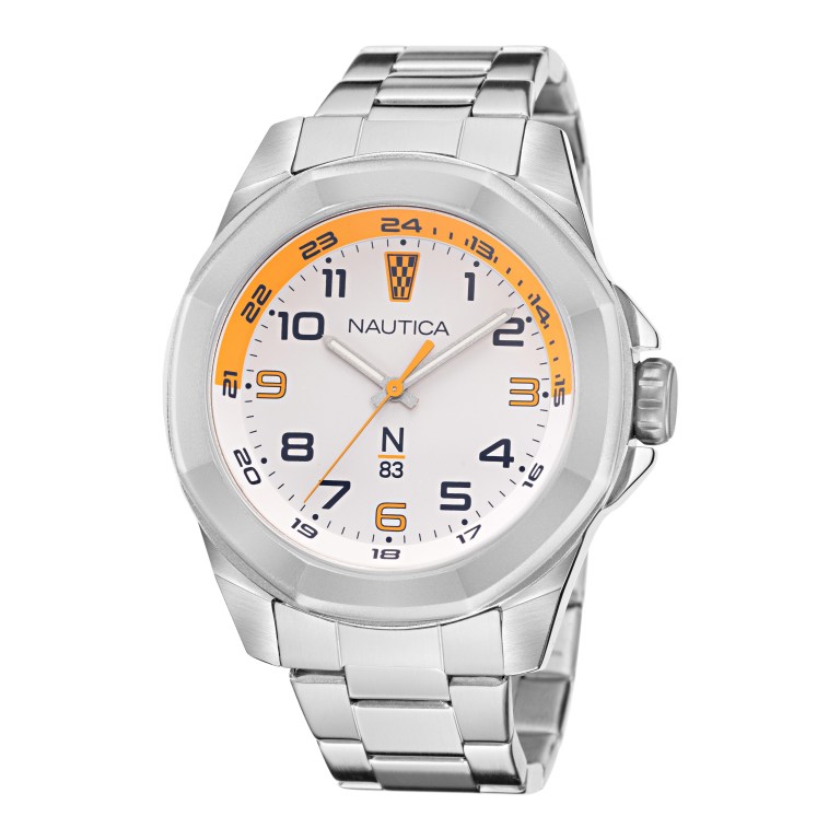 Nautica Stainless Steel And Siliconen Box Set Horloge Heren Gekleurd | WxteuyHE