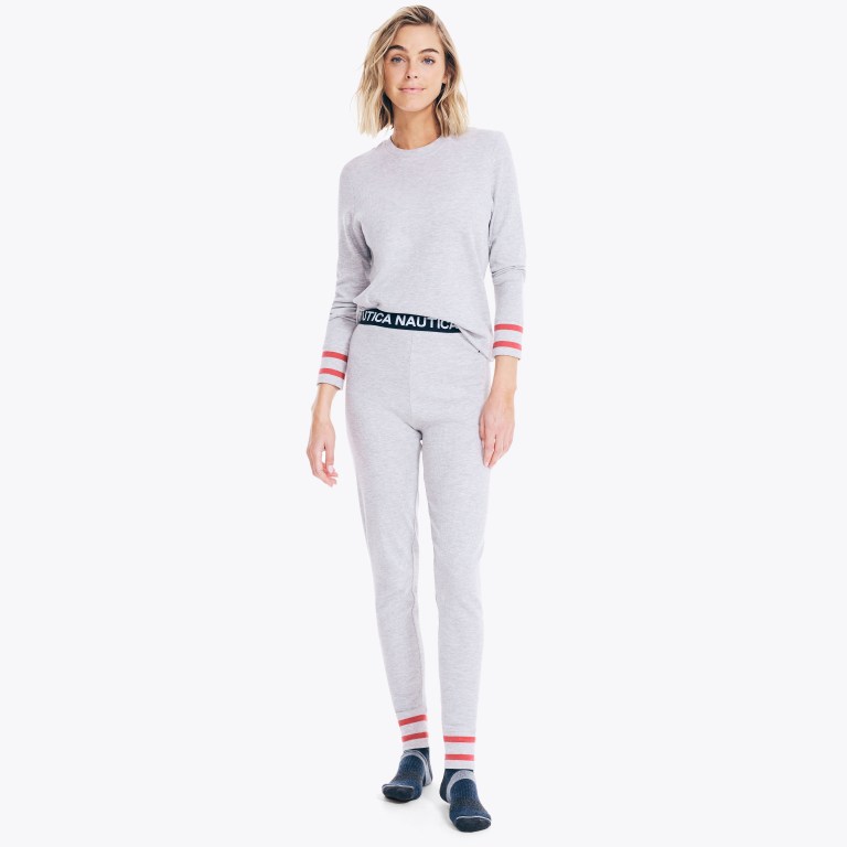 Nautica Thermal Set Base Layer Dames Grijs | 14uiD0op