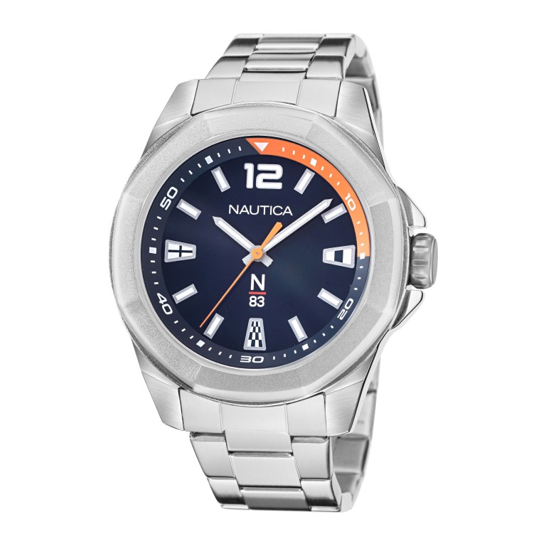 Nautica Tortuga Bay Stainless Steel Horloge Heren Gekleurd | teHDF9Bt