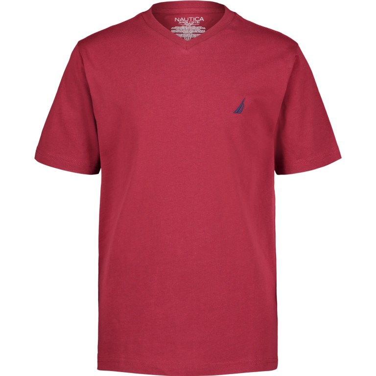 Nautica V-neck (8-16) T-shirts Jongens Roze | iZ3aRqhL